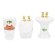 thumbnail image 5 of Juego de baño en miniatura para casa de muñecas, simulación de bañera de cerámica, lavabo, kit de lavabo, trébol de cuatro hojas, 1/24, 5 of 5