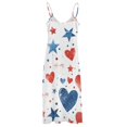 thumbnail image 5 of 4th of July Design Sleeveless Dress Woman Fashion Long Dresses Women's Summer Suit Dress 2025, 5 of 7