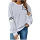 thumbnail image 2 of Heisall Womens Sweatshirts Halloween Print Long Sleeve Round Neck Loose 2025 New Arrival Fashion Casual, 2 of 4