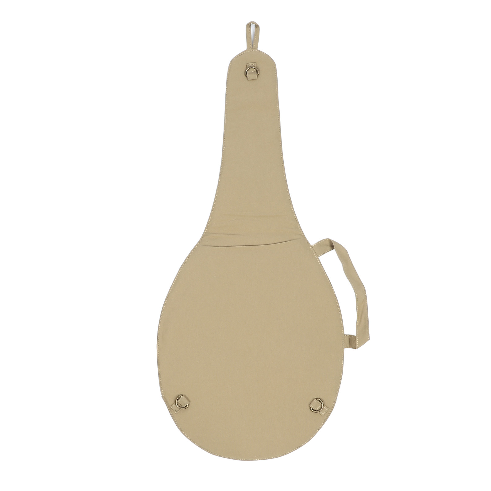 YAHHU Unisex Single Tennis Racket Cover Canvas Racquet Bag with Adjustable Shoulder Strap for Men and Women, Khaki (16.54 inches / 42 cm)
