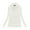 White, variant on Women Long Sleeve Turtleneck Tops Slim Fit T-Shirt Ladies Stretchy Shirt
