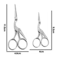 thumbnail image 2 of Embroidery Scissors, Stork Scissors for Sewing, Craft, Art Work & Everyday Use, Stainless Steel, 2Pcs, 2 of 6