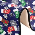 thumbnail image 6 of SKYSONIC 2X6 Feet Christmas Deer Stockings Runner Rug with Rubber Backing, Winter Snowflake Non Slip Entryway Rug Runner Washable Soft Area Rug Carpet for Hallway Bedroom Kitchen Decor, 6 of 6
