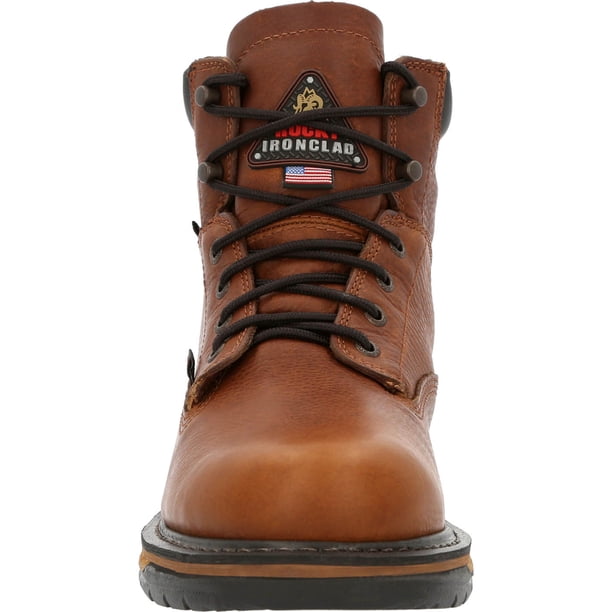 Mens Rocky Ironclad Waterproof Boots 5703 Size 14 W Brown‎ Leather Workwear Rocky 5703 Men main image 4
