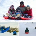 thumbnail image 3 of Dsscvnef Winter Snow Sleds for Kids and Adult 35 Inch Downhill Sprinter Heavy Duty Toboggan Sled With 2 Handles and Pull Ropes Ultimate Snow Toys for Kids, 3 of 7