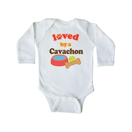 

Inktastic Cavachon Dog Owner Gift Gift Baby Boy or Baby Girl Long Sleeve Bodysuit