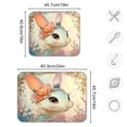 thumbnail image 3 of Dish Drying Mat Kitchen Pad Large Counter Absorbent Dish Mats Drainer Beautiful Bunny, 3 of 8