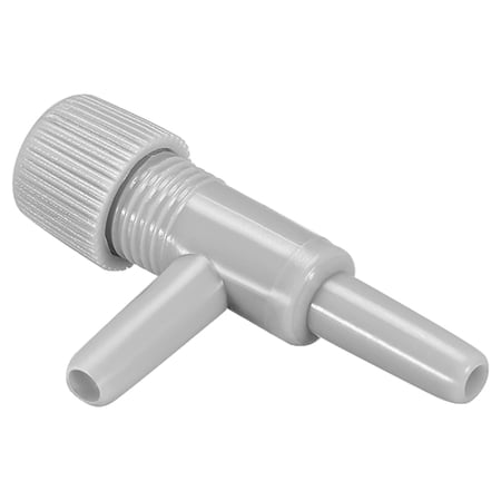 Aquarium Air Valve 2 Way Air Pump Control Valves for Fish Tank Plastic Gray 20 Pcs