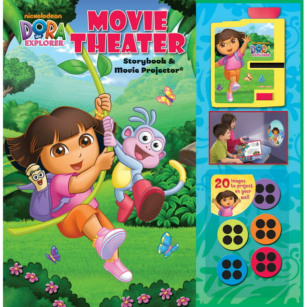 Dora The Explorer Movie Theater Storybook Movie Projector Walmart Com Walmart Com