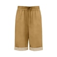 thumbnail image 4 of Vrotazzy Girls Casual Spring Summer Girls Pants with Comfortable High Waist Wide Leg Cropped Design Featuring Pockets for Everyday,Size 13-14 Years, 4 of 4