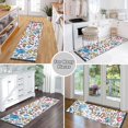 thumbnail image 6 of Yayeee Runner Rug for Bedroom 2'x6' Machine Washable Hallway Non Slip Mat, Doodle Pattern, 6 of 8