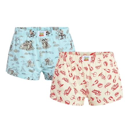 Women's Toy Story 2 Pack Jersey Knit Pajama Sleep Shorts - 3X