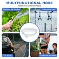 thumbnail image 7 of Uxcell Clear Hose, Flexible Plastic Water Pipe Lightweight Vinyl Hose - Fitting for (Garden/Pool/Pump/ Aquarium/Fish Tank), 1.5"(38mm) ID & 1.73"(44mm) OD & 3.28ft, 7 of 7