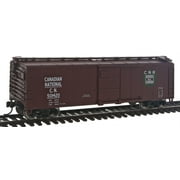 Walthers-40' Steel Boxcar w/Dreadnaught End, Flat Roof, Wood Running Boards -- C