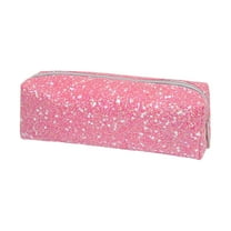 JMKQLZ kawaii Glitter Pencil Case Pencil Box Pencilcase Pencil Bag Stationery Supplies Sequin Makeup Bag Cosmetic Bag,for Women Men Portable Storage Organizer for Office, College,Travel