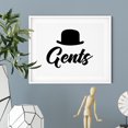 thumbnail image 2 of Gents 11 x 14 UNFRAMED Print Business & Events Decor Wall Art, 2 of 3