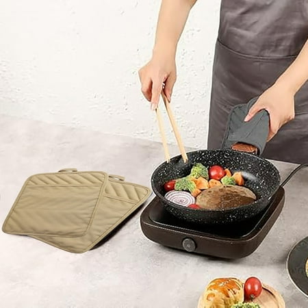 

Carmenl Clearance Deal!Heat Kitchen Oven Scalder Proof Microwave Household Baking Pocket Heat Pad Insulated Square Pad