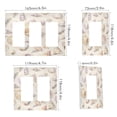 thumbnail image 2 of Yayeee Rocker Switch Wall Plate 1-Gang 4.6"x2.9" Home Decorative Outlet Cover, Colorful Watercolor Seashells, 2 of 6