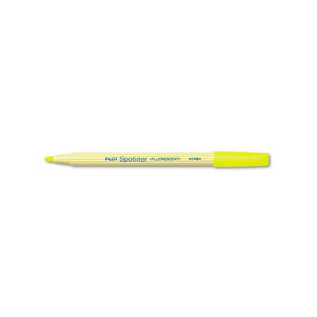 Pilot 47011 Spotliter Highlighter, Chisel Point, Pocket Clip, Fluorescent Blue, 12/Pk