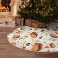 thumbnail image 5 of Sikiie Squirrel Nativity Christmas Tree Skirt, Jesus Christian Winter Holiday Tree Mat Decoration(30-48IN)36", 5 of 6
