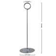 thumbnail image 3 of Soporte para números de mesa Urban Deco Steel, 30 cm, 16 unidades, plateado, 3 of 9