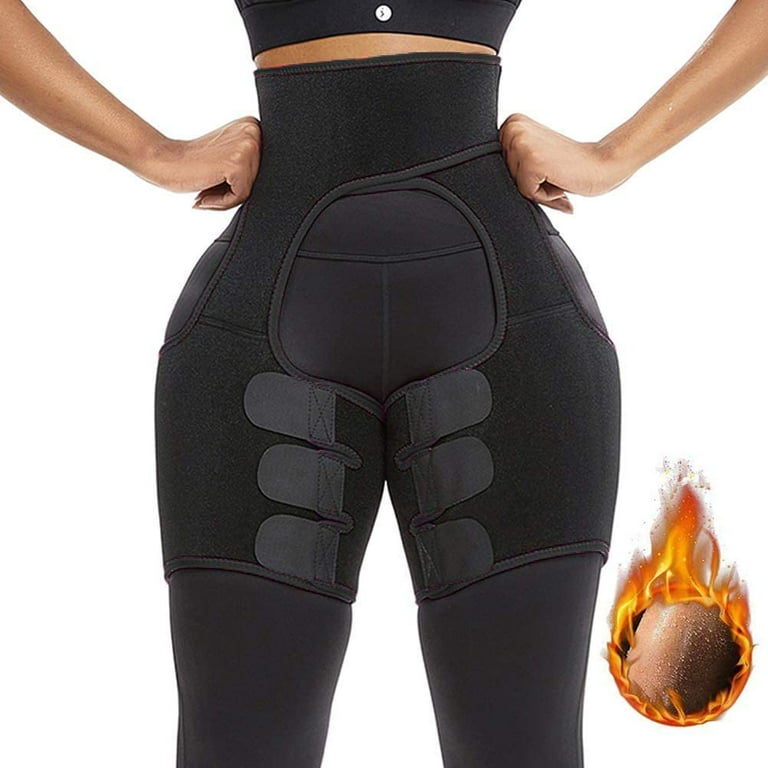 3-in-1 High Waist Trainer Thigh Trimmer Fitness Weight Butt Lifter Slimming  Support Belt Hip Enhancer Shapewear Thigh Trimmers for Women 