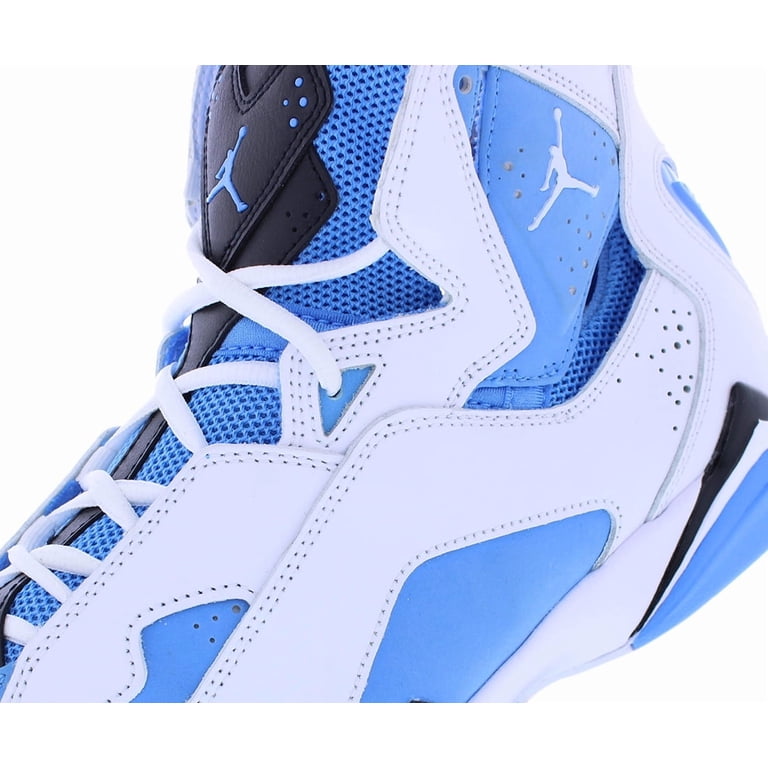 Jordan True Flight, Basketball Shoes Flat, White & University Blue