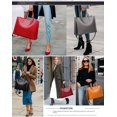 thumbnail image 5 of Bolso de mujer 2024, nuevos bolsos femeninos, bolso para ordenador portátil de 14 pulgadas, maletín de moda, bolsos grandes de hombro portátiles de cuero genuino para ir al trabajo, 5 of 5