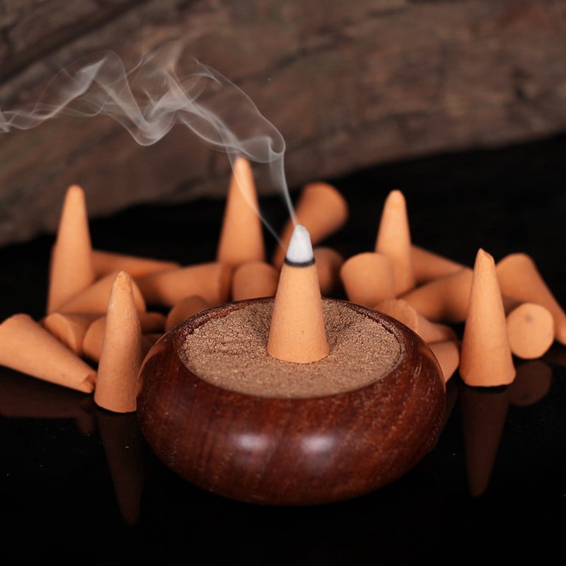 Zhuge 2 Box Backflow Incense Cones for Waterfall Natural Scents for Incense Waterfall Burner，Osmanthus fragrans