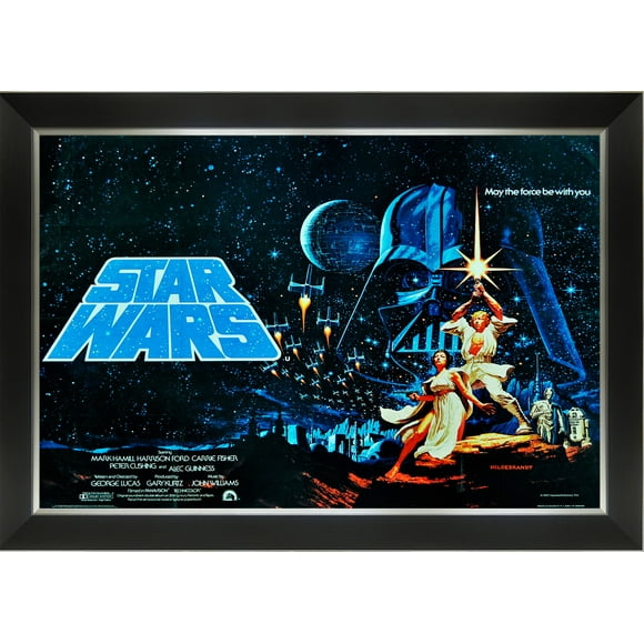 Star Wars Ep IV A New Hope - Movie Poster Reprint - Framed Classic
