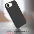 thumbnail image 3 of For iPhone 17E / 16E / SE4 Classy Slick Chromed Around Hybrid Case Cover - Black, 3 of 3