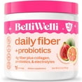 thumbnail image 4 of (2 pack) BelliWelli Daily Fiber Supplement with Probiotics, Electrolytes, and Collagen - Tropical Breeze, 6.4 oz, 4 of 13