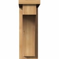 thumbnail image 2 of 5 1/2"W x 12"D x 16"H Huntington Smooth Corbel w/Backplate, Western Red Cedar, 2 of 9
