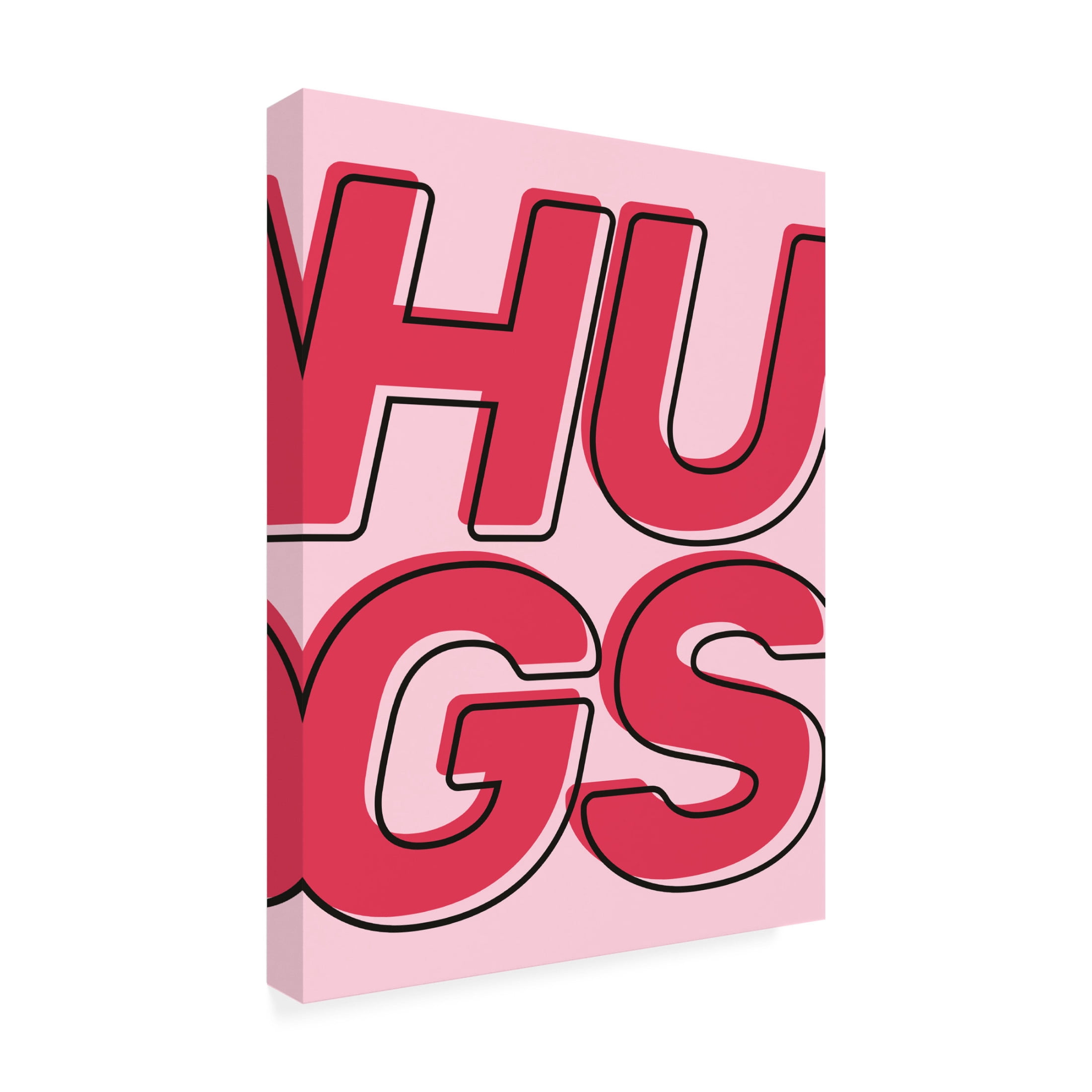 Trademark Fine Art Frankie KerrDineen Hugs Canvas Wall Art