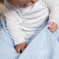 thumbnail image 2 of Lulujo - Baby Knitted Cotton Cellular Blanket, 2 of 7