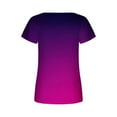 thumbnail image 5 of zanvin Hauts pour Femmes, Mode d'Été pour Femmes Imprimée Décontractée à Col en V à Manches Courtes T-Shirt Ample Blouse Hauts, 5 of 5