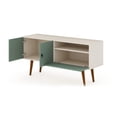 thumbnail image 3 of Manhattan Comfort Tribeca Solid Wood TV Stand for TVs up to 46" in Green Mint, 3 of 9