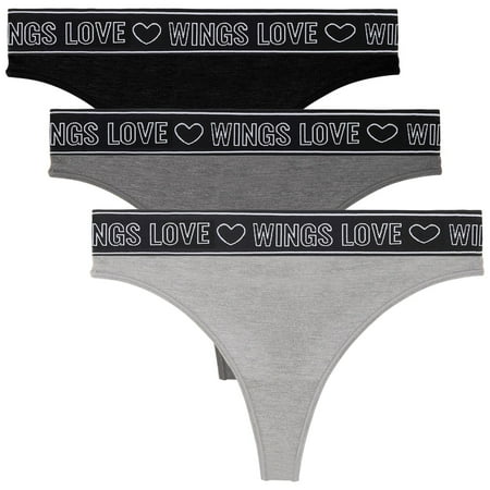 

Wingslove Women s 3 Pack G-String Thongs Comfort Tangas Underwear Hipster Bikini Panties