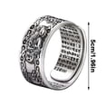thumbnail image 2 of Anillo abierto ajustable de Plata Yashi con diseño de Pixiu Feng Shui, 2 of 3