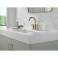 thumbnail image 4 of Delta 25855Lf Albion 1.2 GPM Centerset Bathroom Faucet - Matte Black / Champagne Bronze, 4 of 7