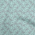 thumbnail image 1 of oneOone Silk Tabby Turquoise Blue Fabric Asian Block Print Craft Projects Decor Fabric Printed By The Yard 42 Inch Wide, 1 of 4