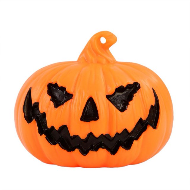 Adorno creativo alimentado por batería de Halloween con tema de Festival de calabaza luminosa de 3 uds.