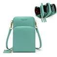 thumbnail image 1 of Small Crossbody Cell Phone Purse for Women, Mini Messenger Shoulder Handbag Wallet with Credit Card Slots, 1 of 3