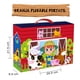 thumbnail image 5 of Granja de juguete para niños con animales de madera | Magicamente | 17 Piezas, 5 of 5