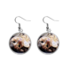 thumbnail image 1 of Stripes Kitty Cat relajarse animal adorable Pendientes pendientes de plata colgantes joyas señora Unbranded M, 1 of 3