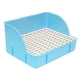 thumbnail image 5 of Inodoro esquinero para conejos, 29x22x15,5 cm, orinal, entrenador, caja de inodoro esquinero para conejillos de indias, accesorios para jaulas de Chin malla de pp azul, 5 of 10