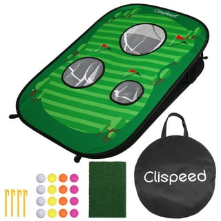 GoSports BattleChip Backyard Golf Cornhole Game, Includes Chipping Target,  16 Foam Balls, Hitting Mat and Carrying Case 