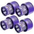 thumbnail image 1 of ZHAOCHENG Paquete de 4 filtros V10 para aspiradora Dyson. Repuesto de 4 filtros para aspiradoras Dyson V10, V10 Absolute, V10 Animal, V10 Motorhead y SV12. N.º de pieza 969082-01., 1 of 5
