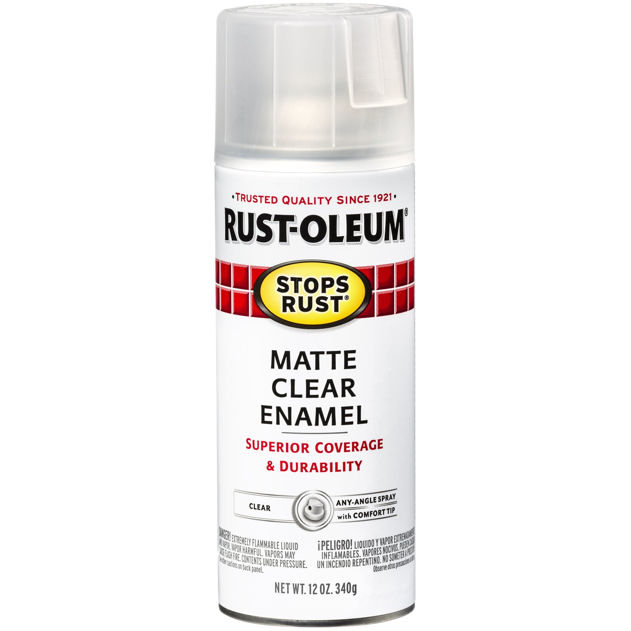 Rust-Oleum - Enamel Spray Paint: Clear, Semi-Gloss, 12 oz - 37330073 - MSC  Industrial Supply
