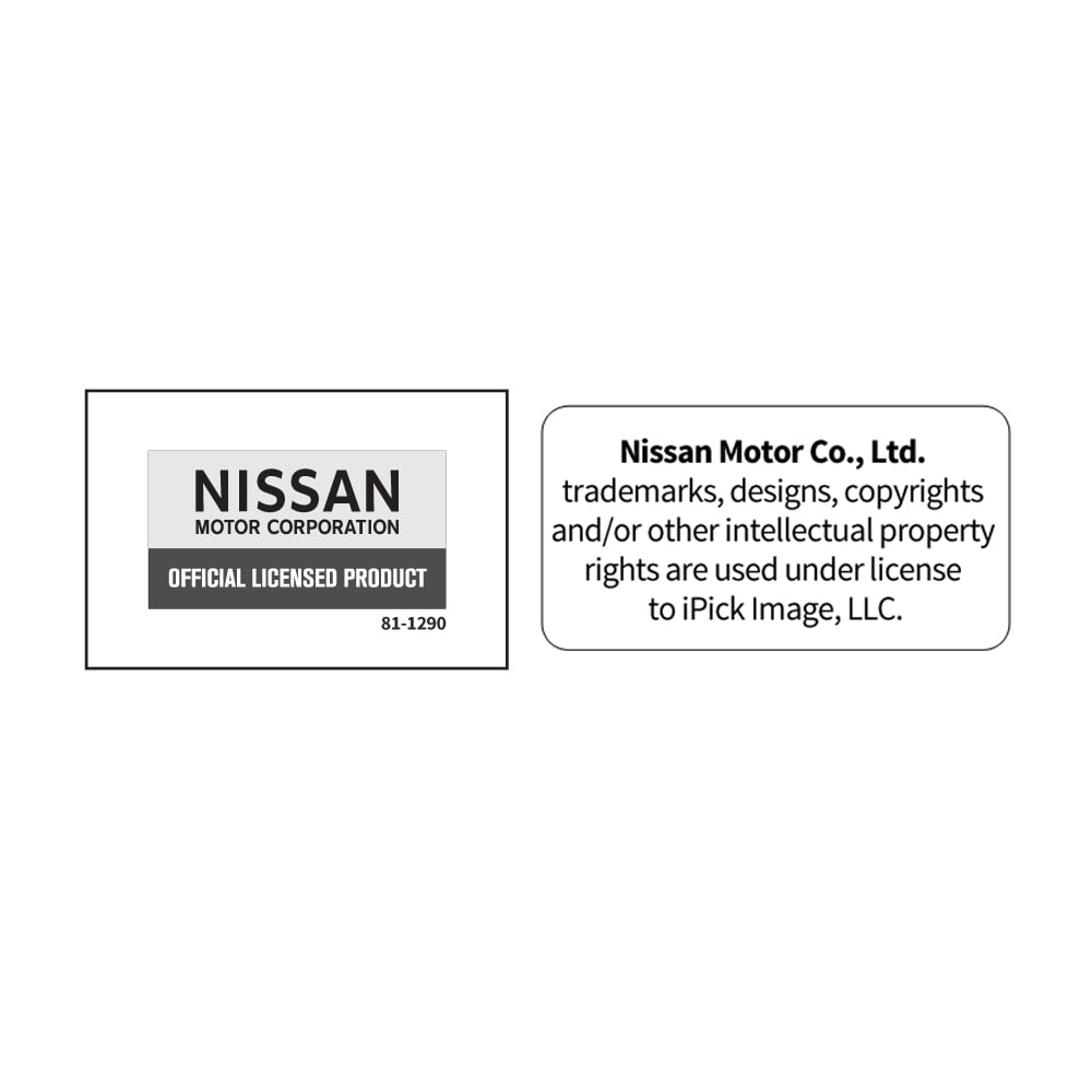 Au-Tomotive Gold INC Nissan Nismo Logo Black License Plate Frame Etched Metal Authentic Product 350Z G35 G37 370Z Z 